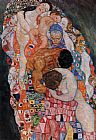 Gustav Klimt Death and Life (detail) painting